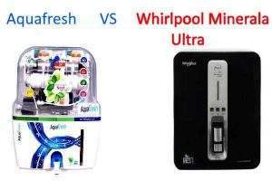 Aquafresh VS Whirlpool Minerala Ultra