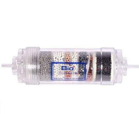 CAPTOLIFE 100% Food graded ABS Plastic Bio+ AAA Alkaline Mineral Cartridge for RO Water Purifiers (Transparent, Large) 