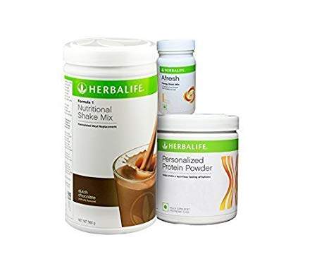  Herbalife Weight Loss Package for mula1(Chocolate)+Personalized Protein Powder(PPP)+Afresh - Lemon by Herbalife