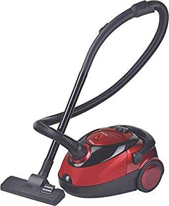 Inalsa Stark-1200W Vacuum Cleaner for Home with Blower Function and Reusable dust Bag (Red and Black) 
