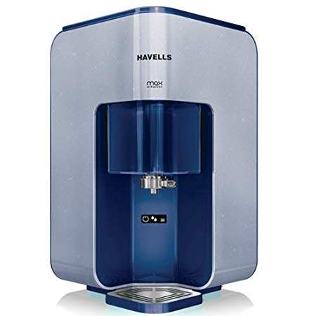 Havells Max Alkaline 7-Liter RO+UV Water Purifier (Blue/White) 