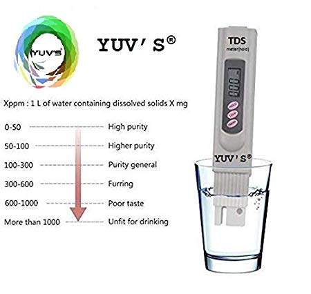 Yuv'S Tds Meter/Digital Tds Meter with Temperature And Water Quality Measurement For Ro Purifier