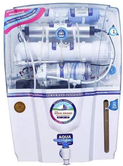 Hindustan Water Purifier Plastic Aqua Grand + Ro UV UF TDS WaterPurifer (White, 12 L)