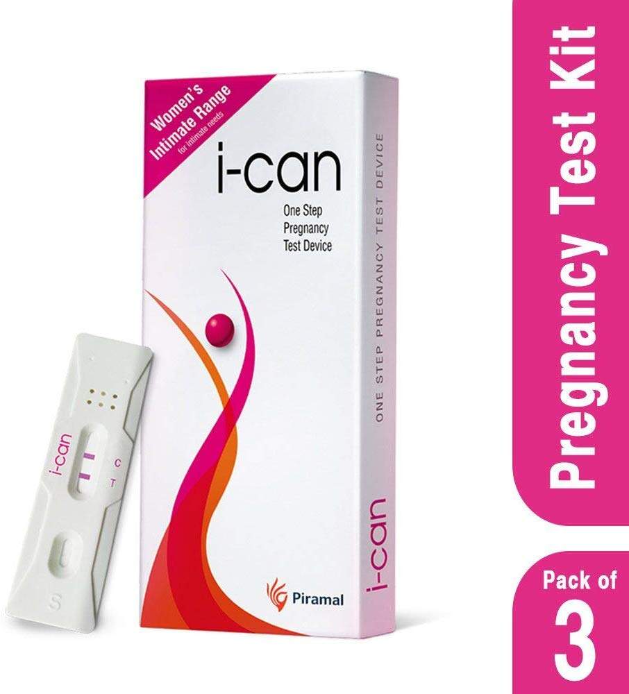 i-can One Step Pregnancy Test Device (Pack of 3) 