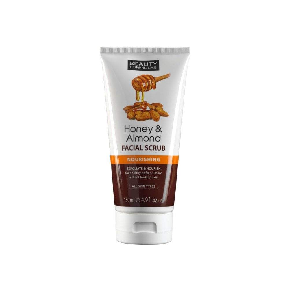 Beauty Formulas Honey and Almond Face ScrubTube, 150ml 