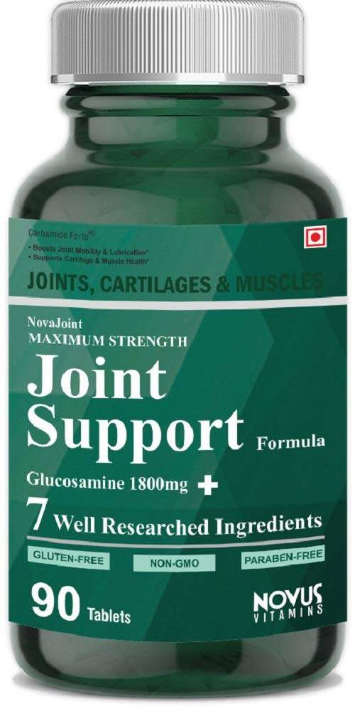 Carbamide Forte Joint Support Supplement with Glucosamine 1800mg, Chondroitin 450mg, MSM 1005mg, Boswellia 150mg & 4 Ingredients Per Serving | Joint...