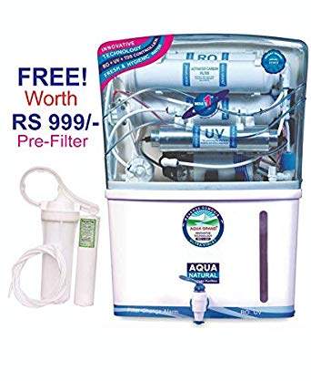 Aquagrand+ Water Purifier RO+UV+UF+TDS with Free Original Pre Filters Set Worth Rs 999 12 LTR 