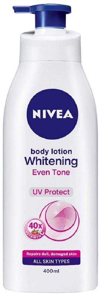 NIVEA Body Lotion, Whitening Even Tone UV Protect, For All Skin Types, 400ml