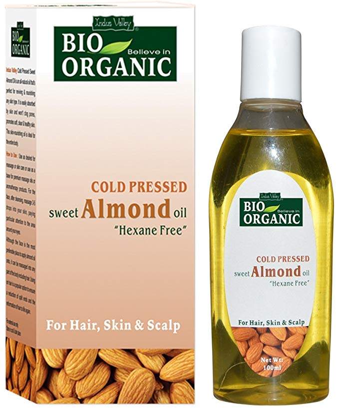 Indus Valley Cold Pressed Sweet Almond Oil -100 Ml 