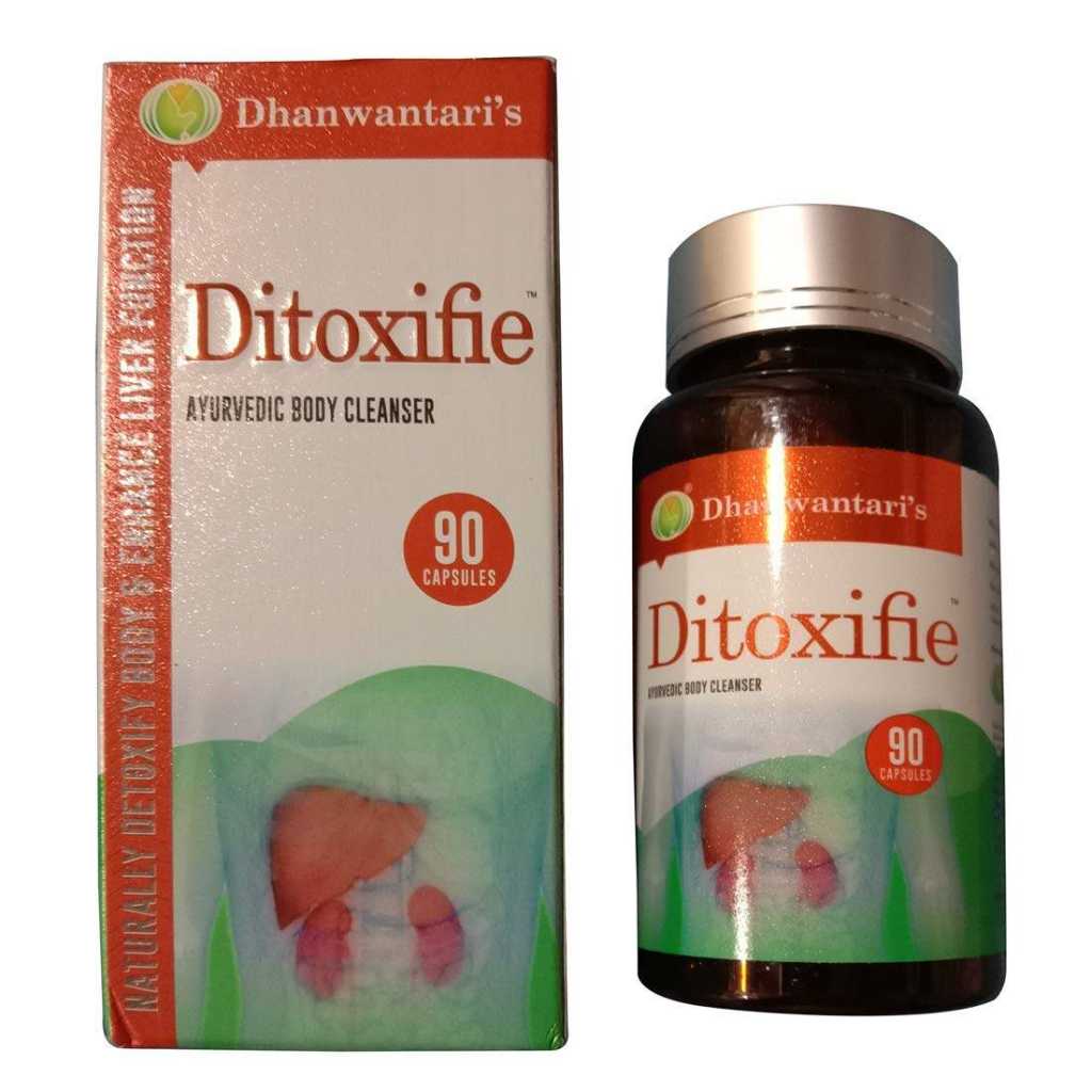 Dhanvantri'S Ditoxifie Ayurvedic Body Cleanser (90 Capsules) 