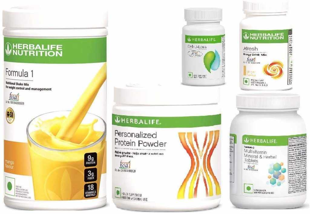  Herbalife weight loss combo of f1 shake, PPP200, multivitamin, cell u loss, Afresh Ginger
