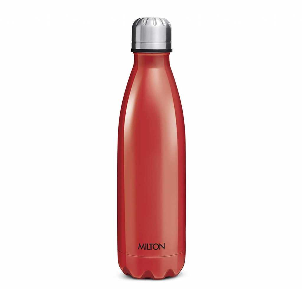 Milton Thermosteel Duo Deluxe 1000 Bottle, Red 