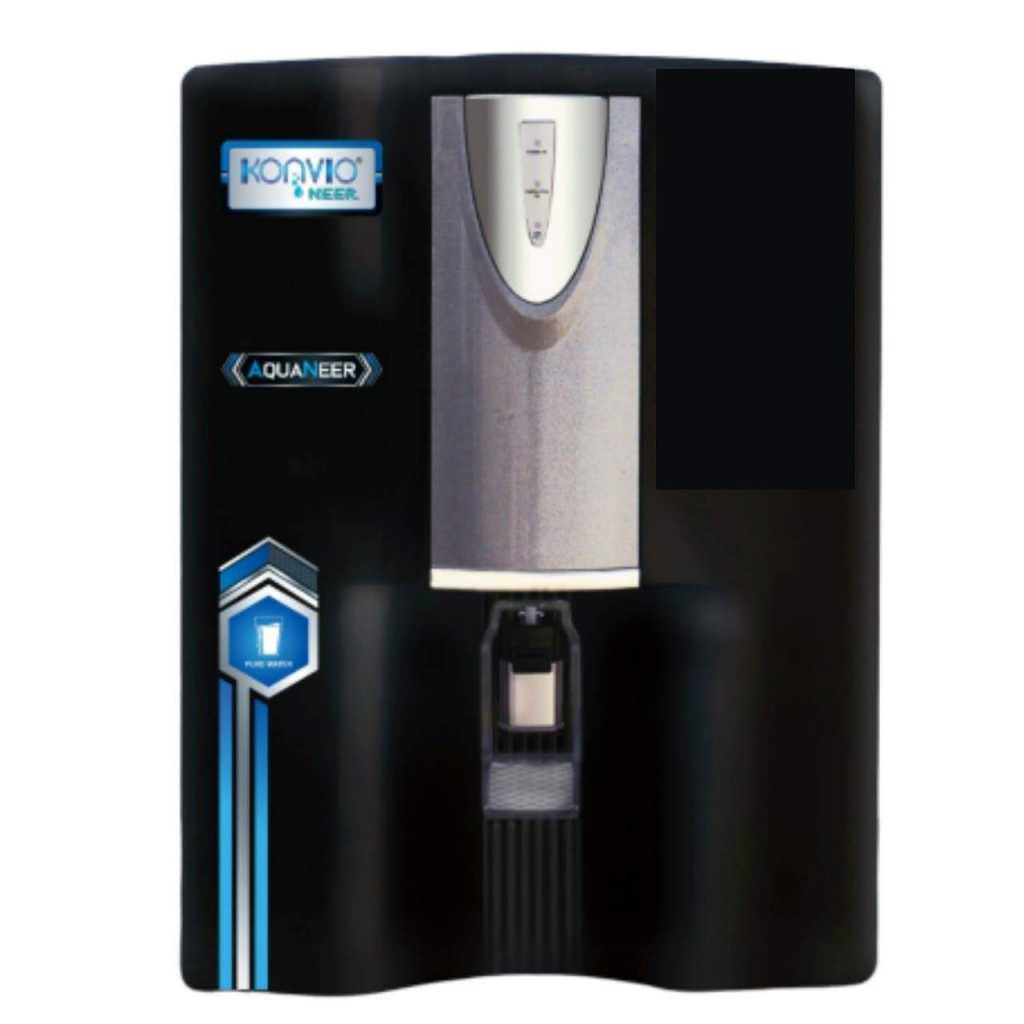 Konvio Neer Premium Plus RO+UV+TDS Water Purifier with High TDS 3000 Membrane Japanese UV (AquaNeer Black Lite) 