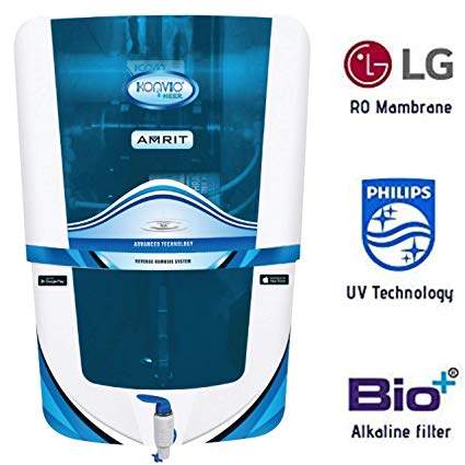  Konvio Neer Amrit RO + UV + UF + TDS Adjuster Water Purifier with Japanese UV and High 3000 TDS Membrane (Blue) by KONVIO NEER
