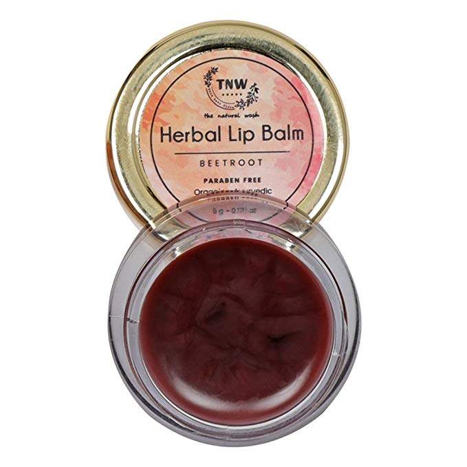 TNW – The Natural Wash Herbal Beetroot Lip Balm For Soft & Shiny Lips (Paraben-free) 