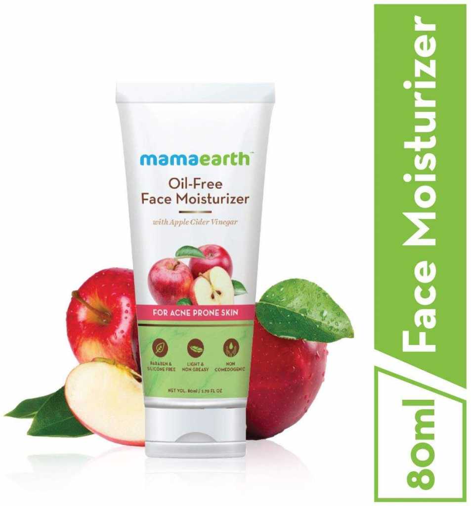 Mamaearth Oil-Free Moisturizer For Face With Apple Cider Vinegar For Acne Prone Skin, 80 ml 