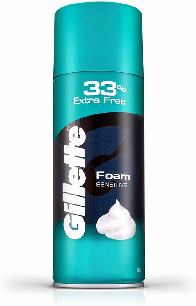Gillette Classic Sensitive Shave Foam - 418 g (33% extra)