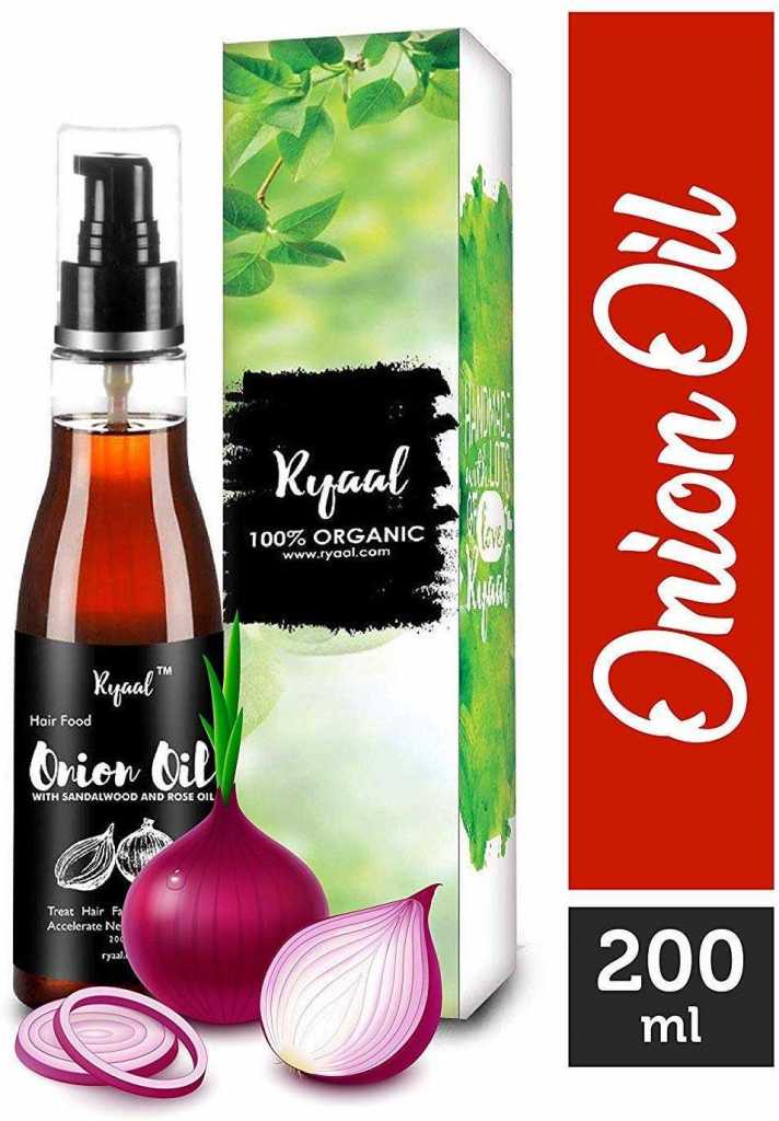 Ryaal Hair Food Onion Hair Oil Nourishing Hair Fall Treatment With Real Onion Extract Intensive Hair Fall Dandruff Treatment (200 ml)