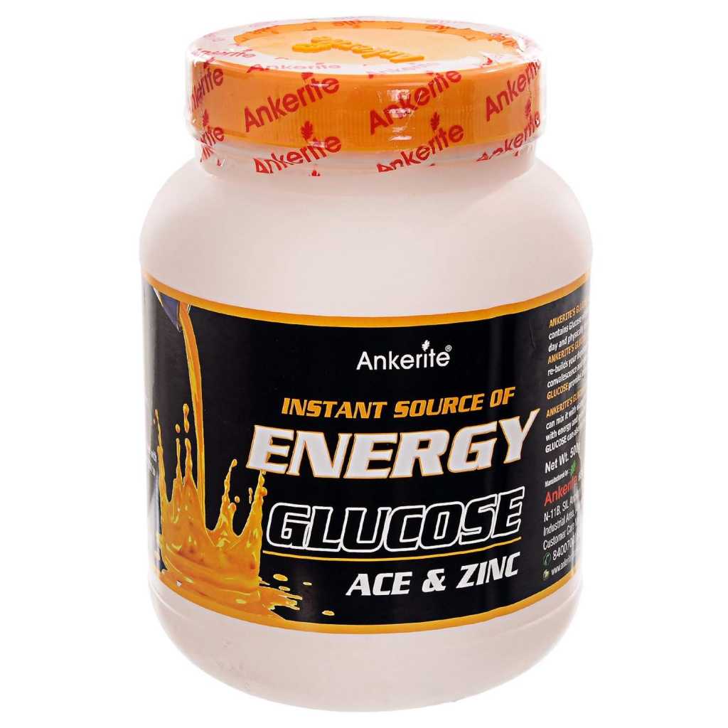 Ankerite Glucose Ace and Zinc Energy Drink - 500 g (Orange