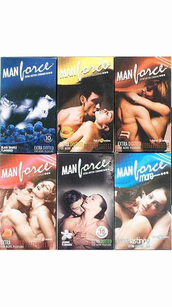 Manforce Combo Honeymoon Pack Condom - 10 Count (Pack of 6)
