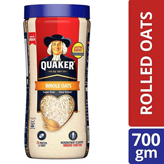  Quaker Whole Oats, 700gm Jar by Quaker