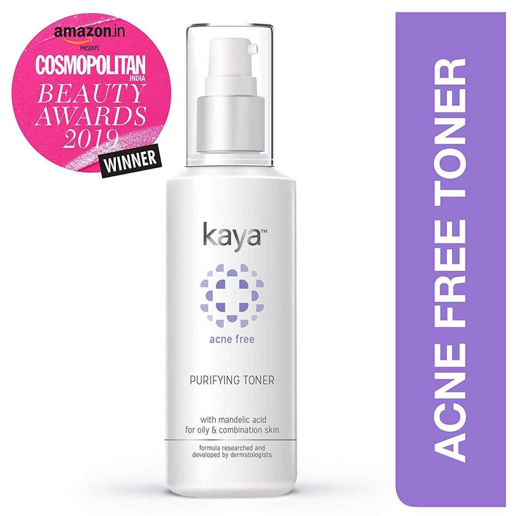 Kaya Clinic Acne Free Purifying Toner, Alcohol free Toner for acne prone & oily skin, 100 ml