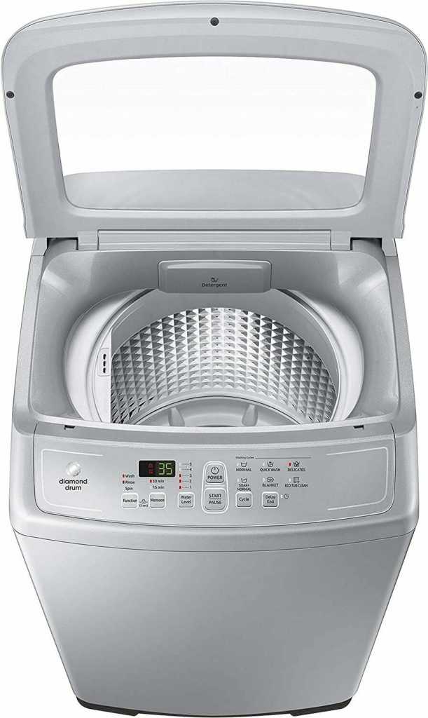 Samsung 6.2 kg Fully-Automatic Top load Washing Machine (WA62M4100HY/TL, Imperial Silver)