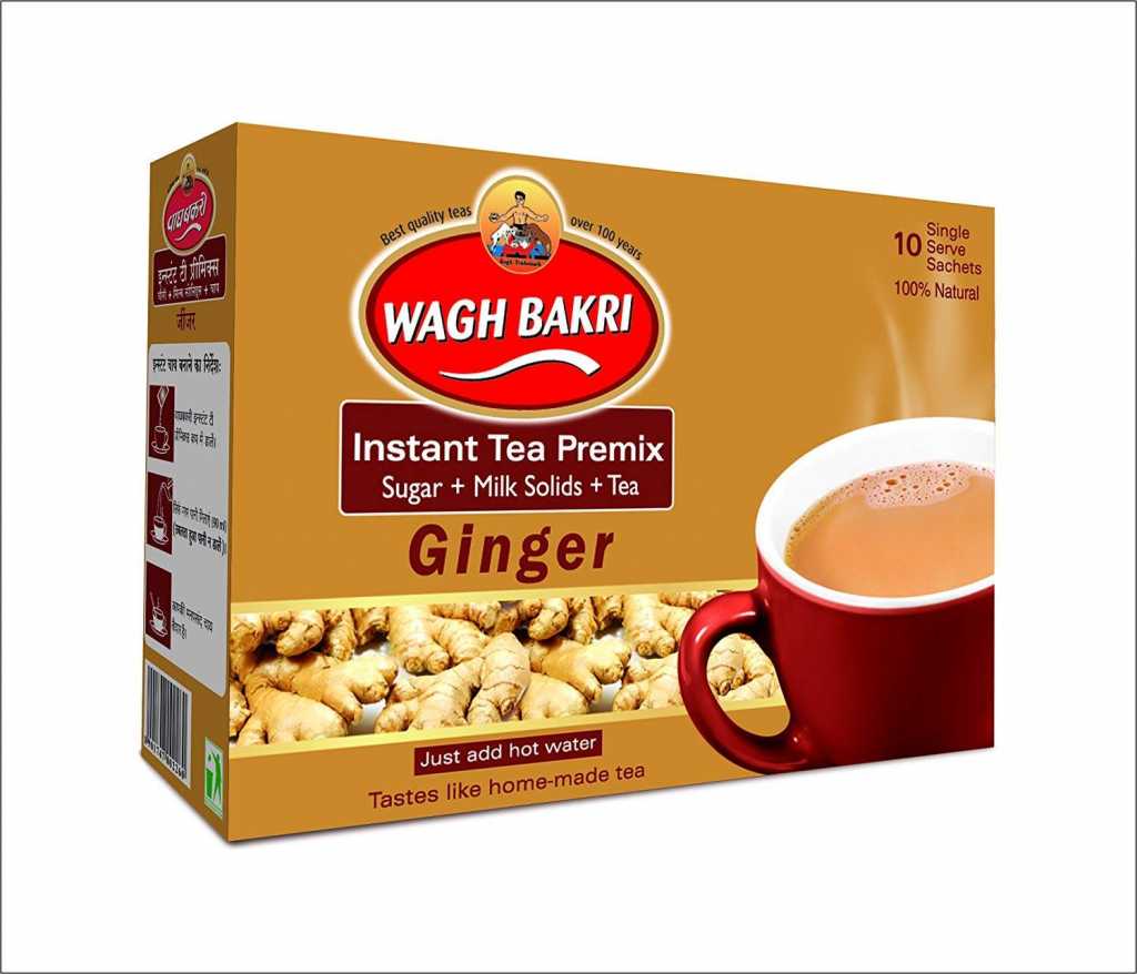 81BovDpw9kL._SL1500_ Wagh Bakri Ginger Instant Tea Premix, 140g