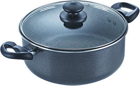 81aaOczvv8L._AC_SX450_ Prestige Omega Deluxe Granite Sauce Pan with Lid, 240mm