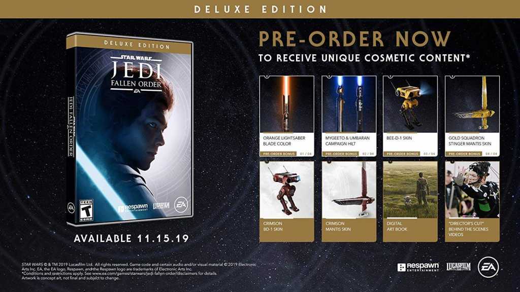  STAR WARS Jedi: Fallen Order Deluxe Edition (PS4)