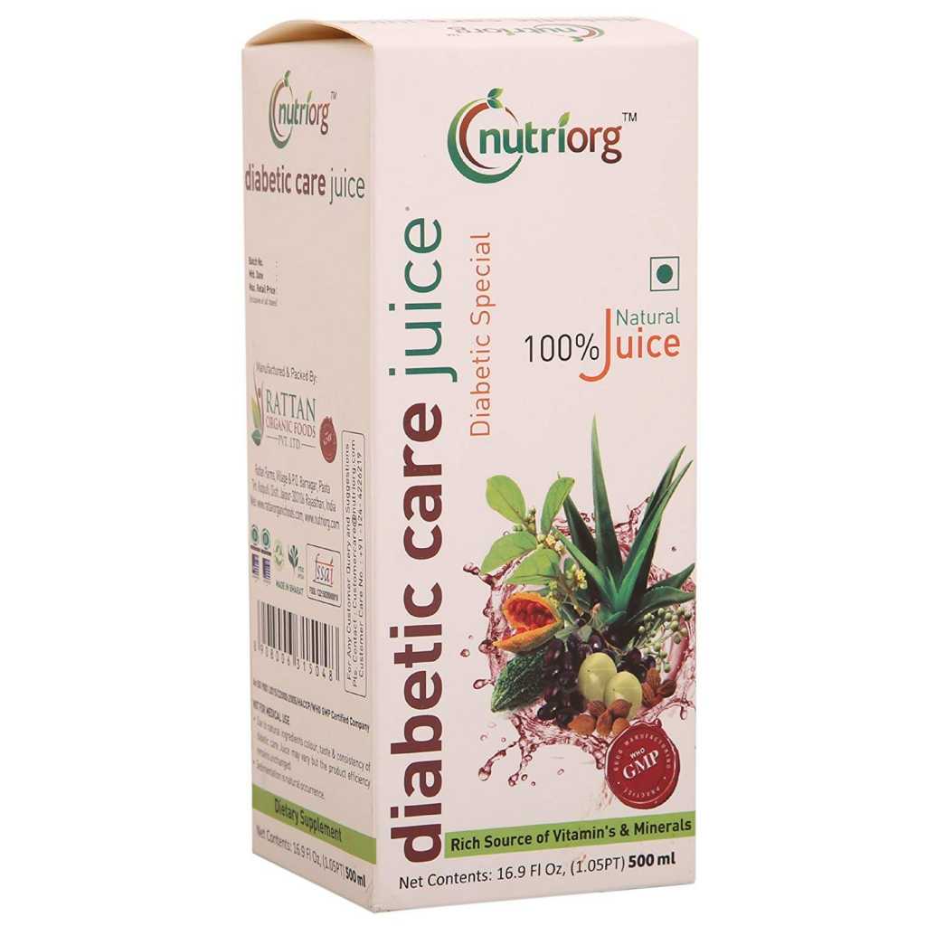  Nutriorg Diabetic Care Juice - 500 ml