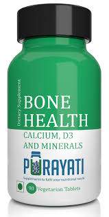 Purayati Bone Health Calcium D3 and Minerals Tablets - 90 Count