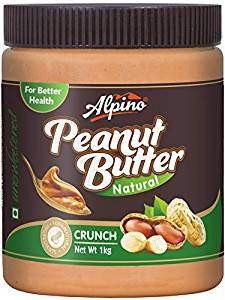  Alpino Natural Peanut Butter Crunch 1kg (Unsweetened / Gluten Free / Non-GMO) by Alpino