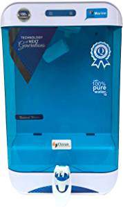 Ozean Marine 10 LTR RO UV TDS Mineral Electric RO Water Purifier Blue 