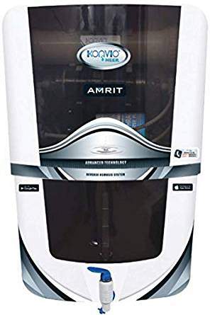 Konvio Neer Water Purifier with RO+UV+UF+TDS Control+Alkaline technology,Black 