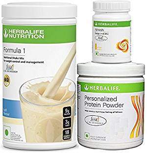 Herbalife formula 1(Kulfi) with Personalized Protein Powder(200gm)+Afresh(Lemon)