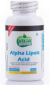 Vista Nutrition Alpha Lipoic Acid 300 mg - 120 Capsules 