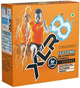 XLR8 Isotonic Re-Hydration Instant Formula Extended Workout Electrolyte Energy Drink - 1 Kg (Orange Flavour) 