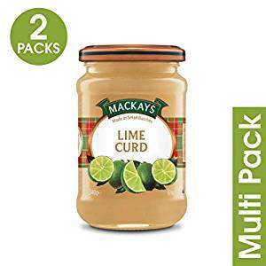 Mackays Lime Curd, 340g Each (Pack of 2) 