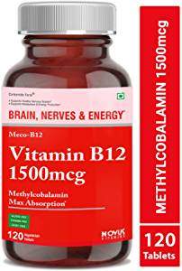Carbamide Forte Methylcobalamin (Vitamin B12) 1500 mcg Supplement - 120 Veg Tablets