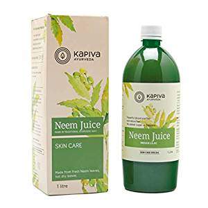index Kapiva 100% Natural Neem Juice - For Skin Wellness and Fights Constipation - 1l