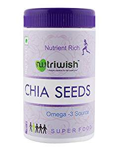  Nutriwish Premium Raw Chia Seeds, 250g by Nutriwish