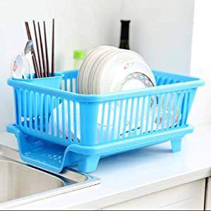 index Isel Kitchen Sink Dish Drying Drainer Rack Holder Basket Organizer Utensils Tools Cutlery Rack Sink Dish Holder Basket with Tray
