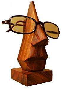 index Desi Karigar Spectacle Holder Specs Eyeglasses Box Wood Eye Cover Goggles Stand Handicraft