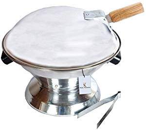 index Kuber Industries Aluminium Multi Purpose Oven, Gas Tandoor,Barbeque Griller/Bati/Pizza Maker Set of 1 Pc -CTKTC6033