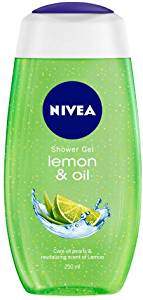 NIVEA Shower Gel, Lemon & Oil Body Wash, Women, 250ml 