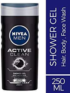 Nivea Men Active Clean Shower Gel, 250ml 