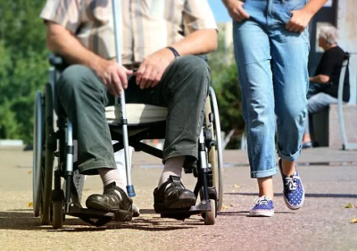 Wheelchair-disabled-pram-legs