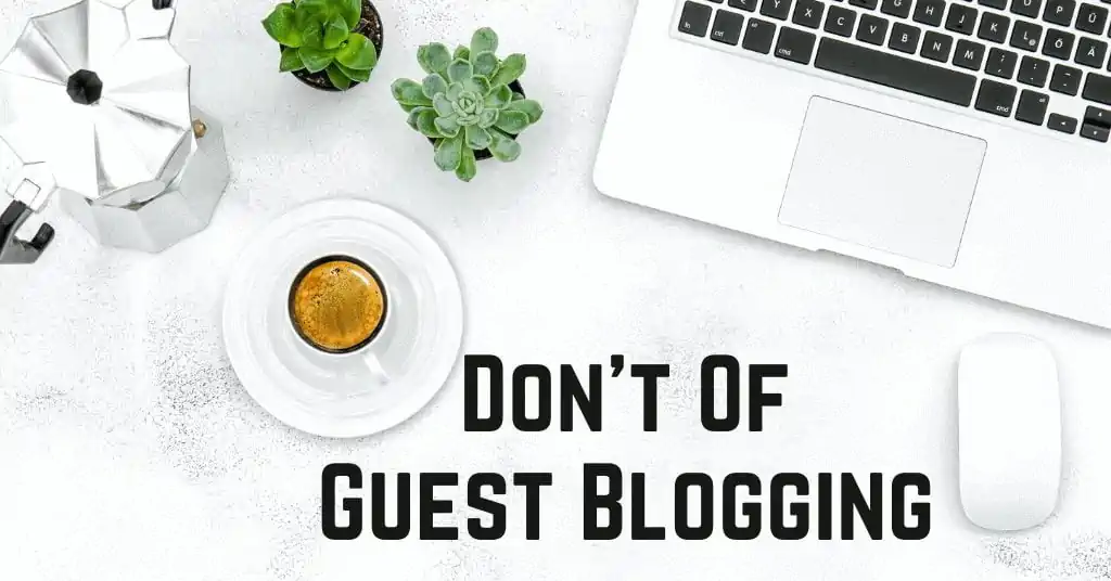 dont's of blogging