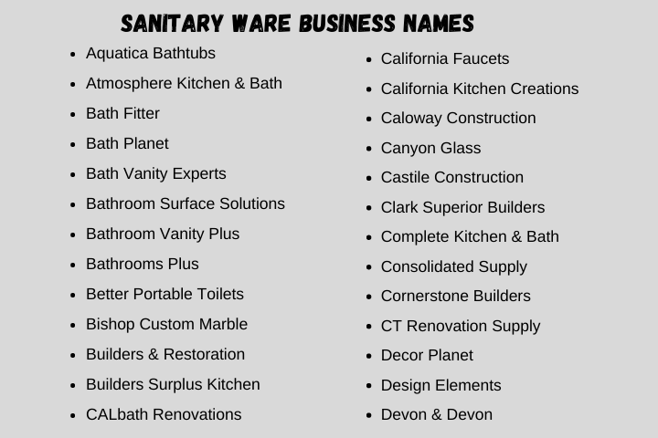 How to Start Sanitary Ware Business in India 42126 - How to Start Sanitary Ware Business in India?